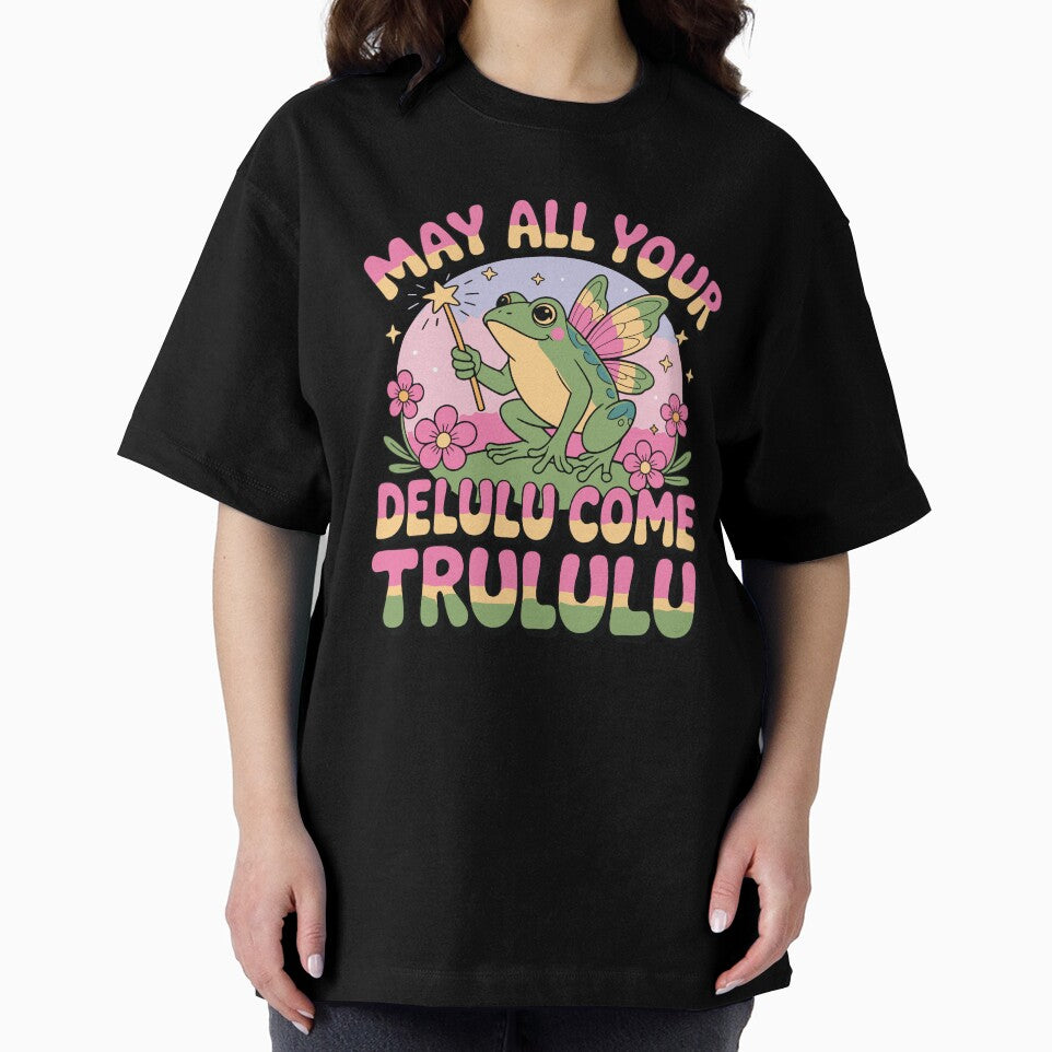May all your delulu come trululu fairy frog by FatBirdie