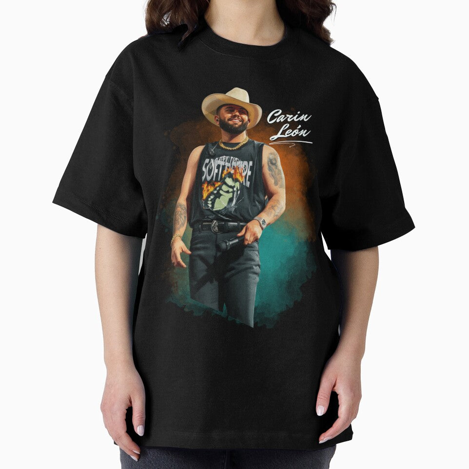 Carin Leon Painted Effect T-Shirt and Sticker by DiverseDazzle