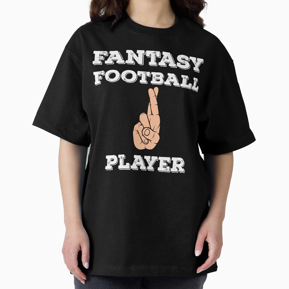 Fantasy Football Player Crossed Fingers Hopeful League Winner by ZiesMerch