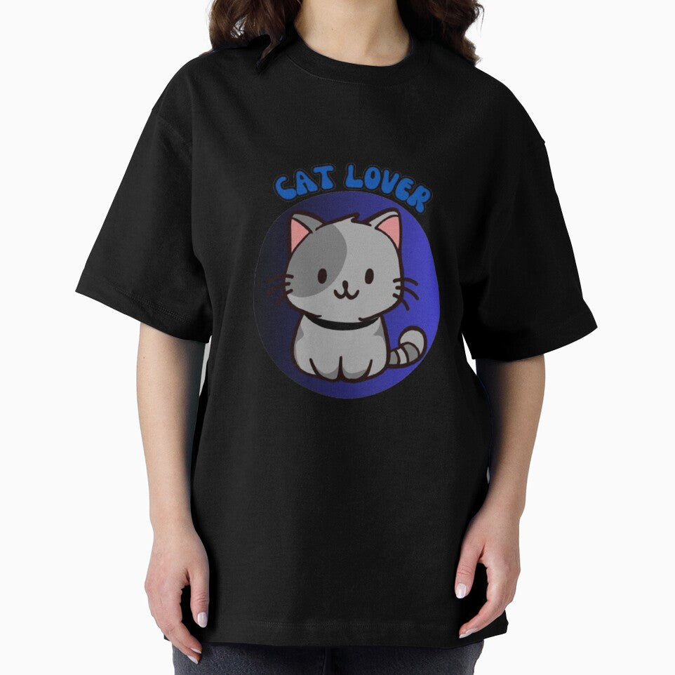 Cat Lover - Adorable blue cat lover print. by TGAL2