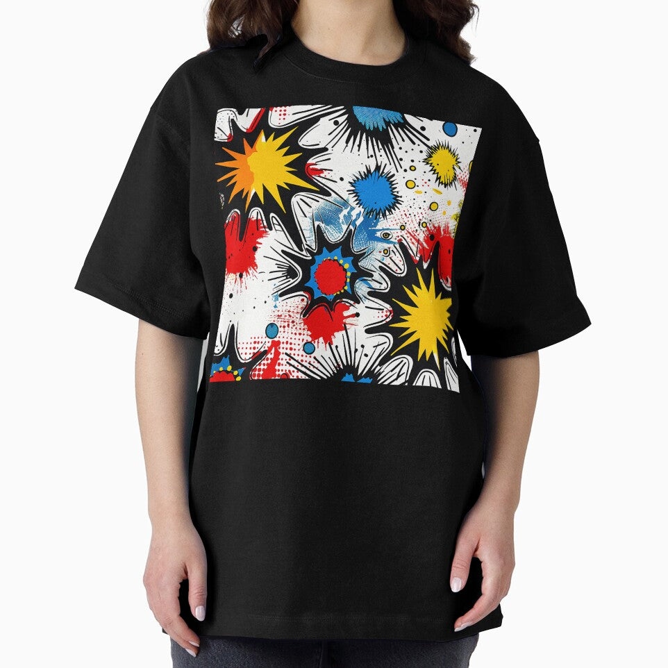 Pop Culture Comic Art Colorful Cartoon Abstract Designs by DEC02