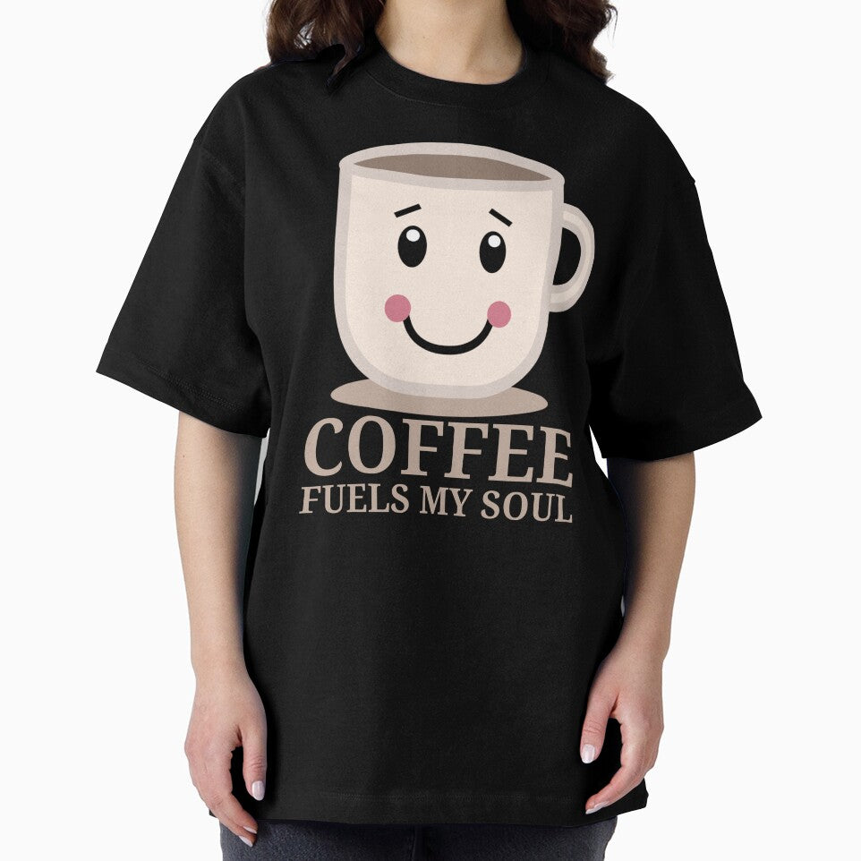 Coffee Fuels My Soul - Funny Coffee Cup Coffee Lover Mug Quote by Sunserize Designs