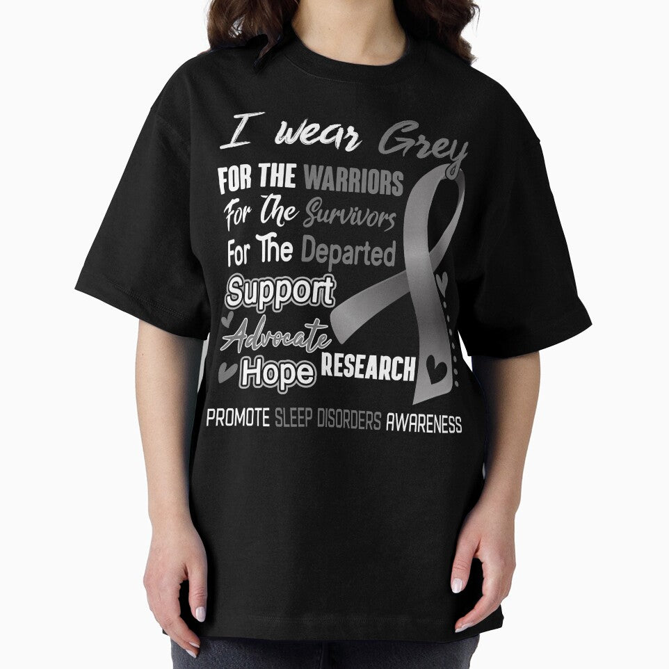 I Wear Grey For The Warriors Promote Sleep Disorders Awareness by hvoid41