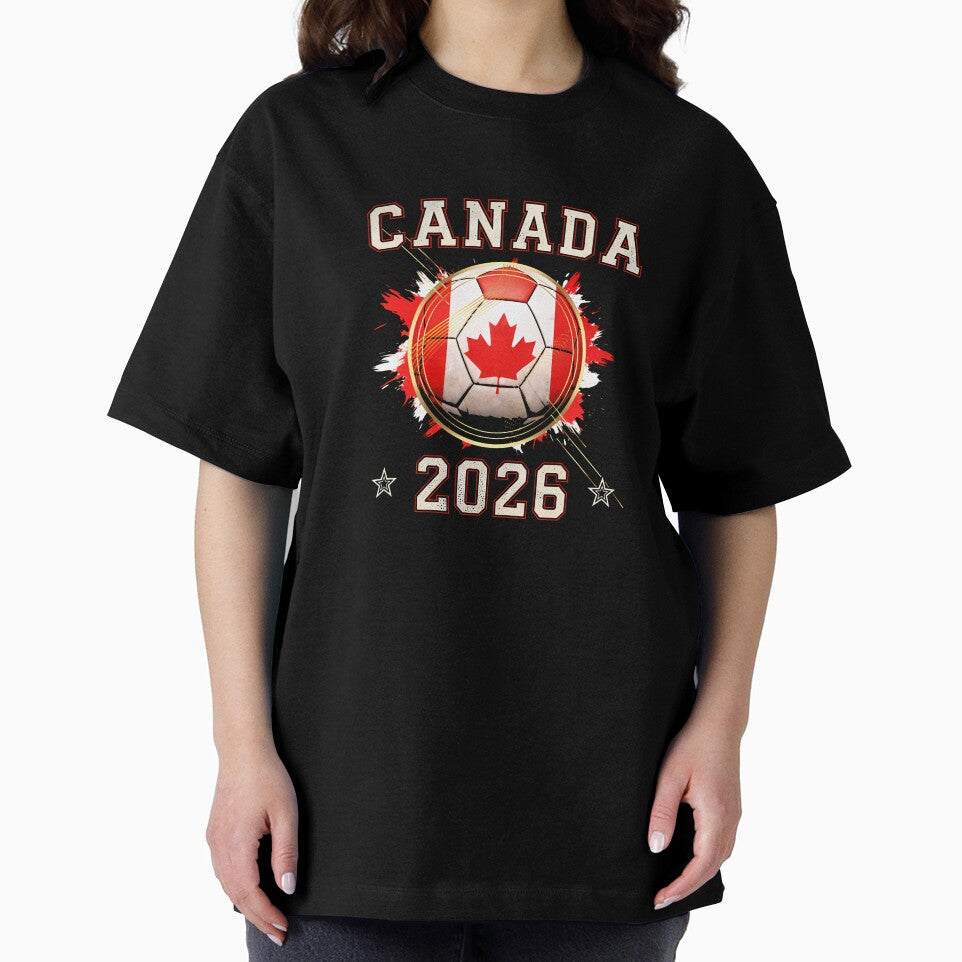 Front Print Canada Soccer World Cup 2026 - Canadian Fan Gift T-Shirt_84561562 by Alexia Faye