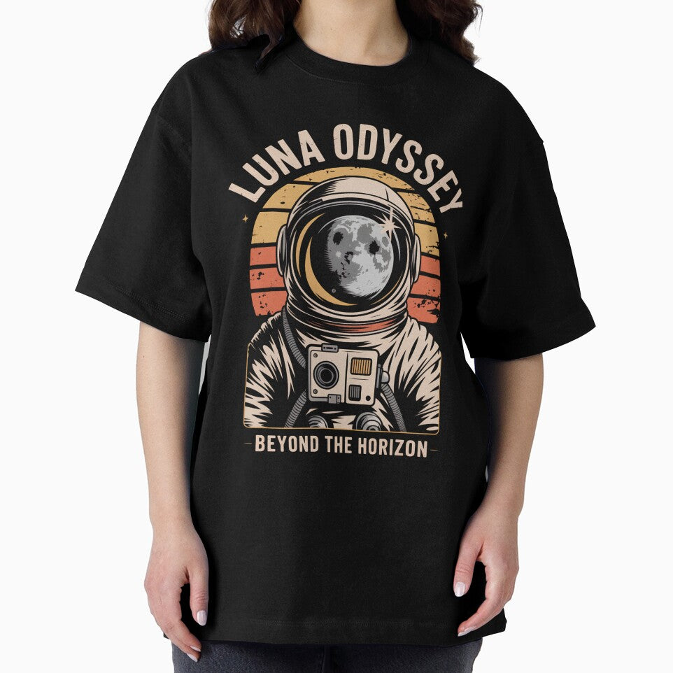 Luna Odyssey Astronaut Beyond The Horizon by Majnon8bp