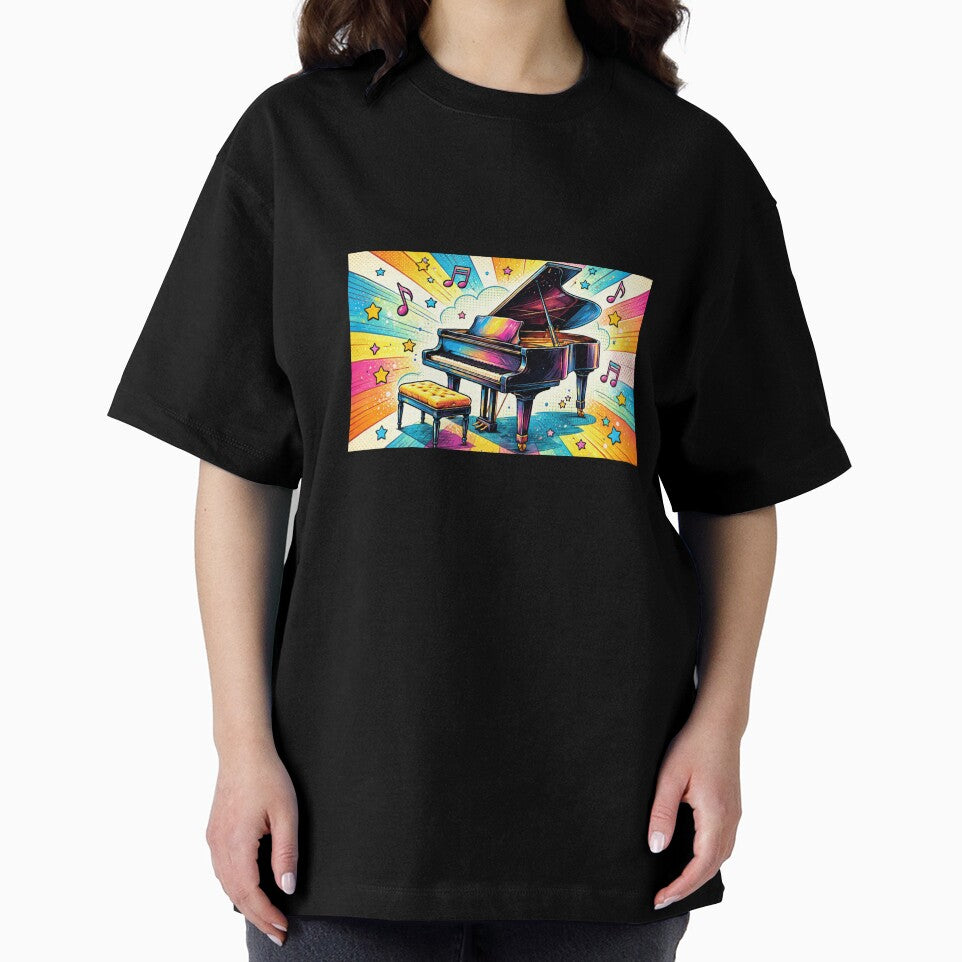 Colorful Piano Pop Art Poster Design by BlairWynne