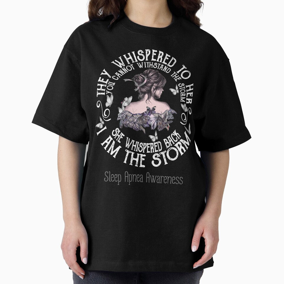 Women Sleep Apnea Warrior I Am The Storm by Grooffos