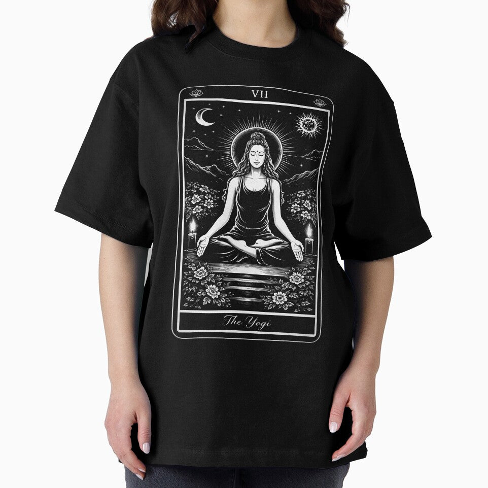 The Yogi - Vintage tarot card by Random Tees