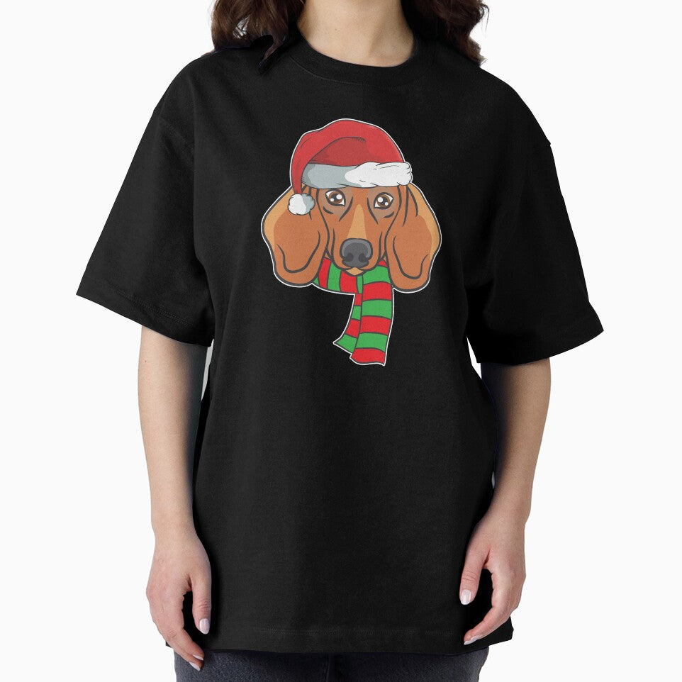 Funny Christmas Dog Xmas Santa Dachshund Holiday Gift by haselshirt