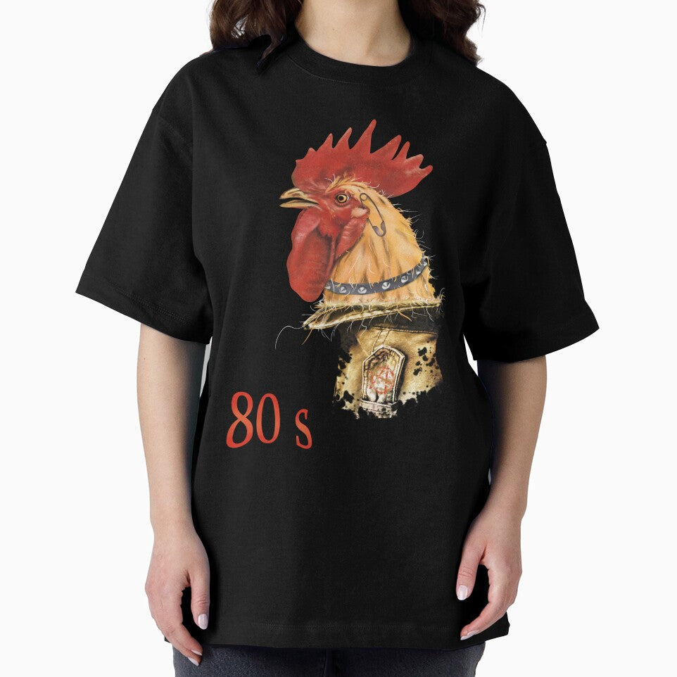 Funny rooster punk rocker - punk by gardentree
