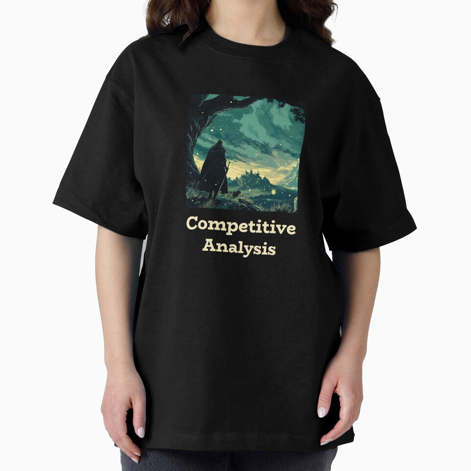 Funny T shirt for analysts - competitive analysis by MVMLDesigns