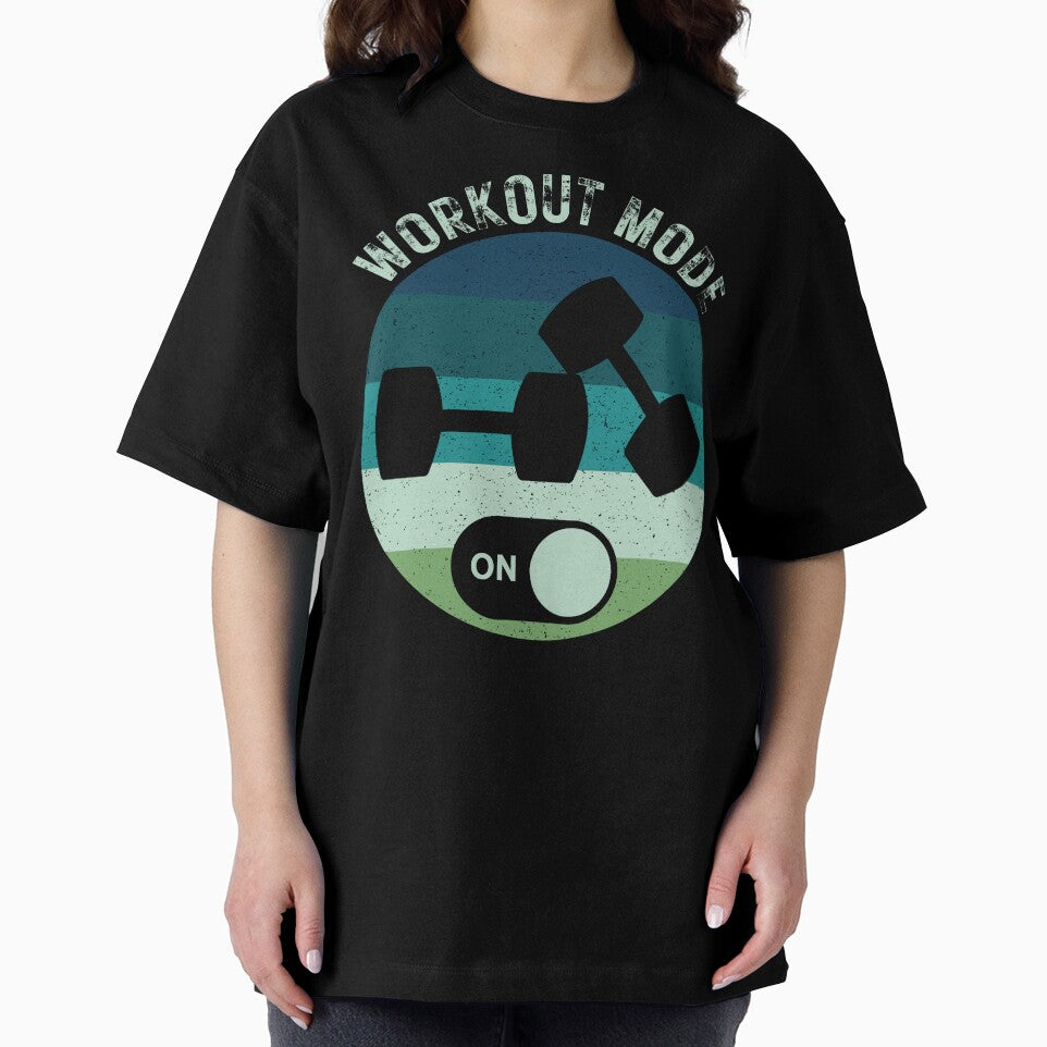 Retro Distressed Fun Fitness Workout Mode On by Linette Gerlach