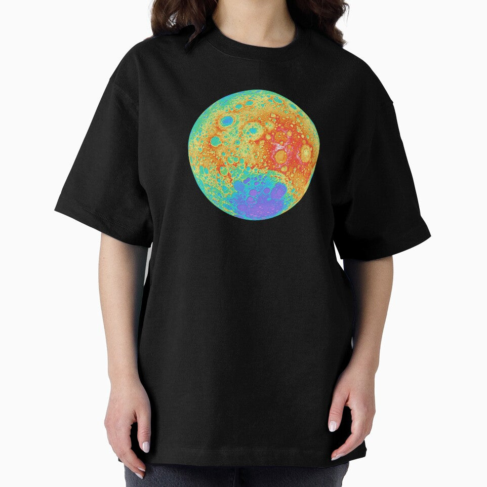 The Moon, in technicolour by Top Quark Design