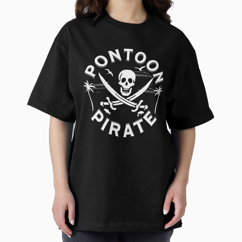 Pontoon Boat Funny Pontoon Pirate by Krysanthe