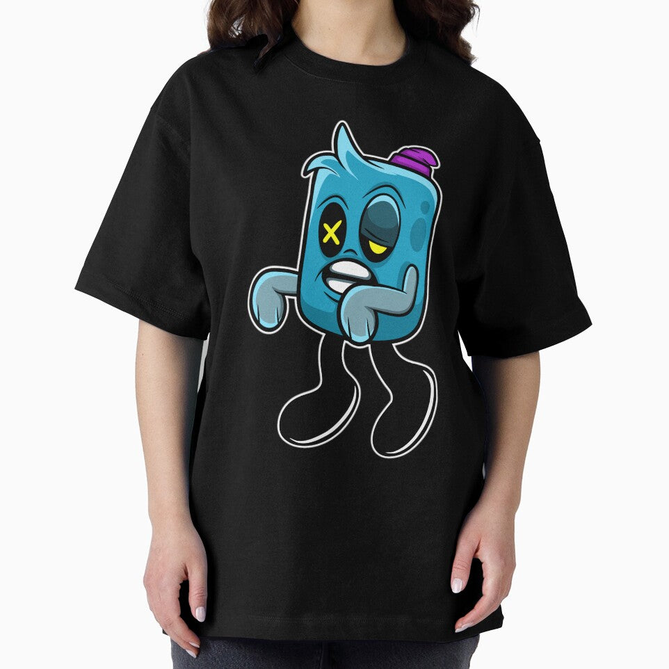blue zombie cartoon by behold27