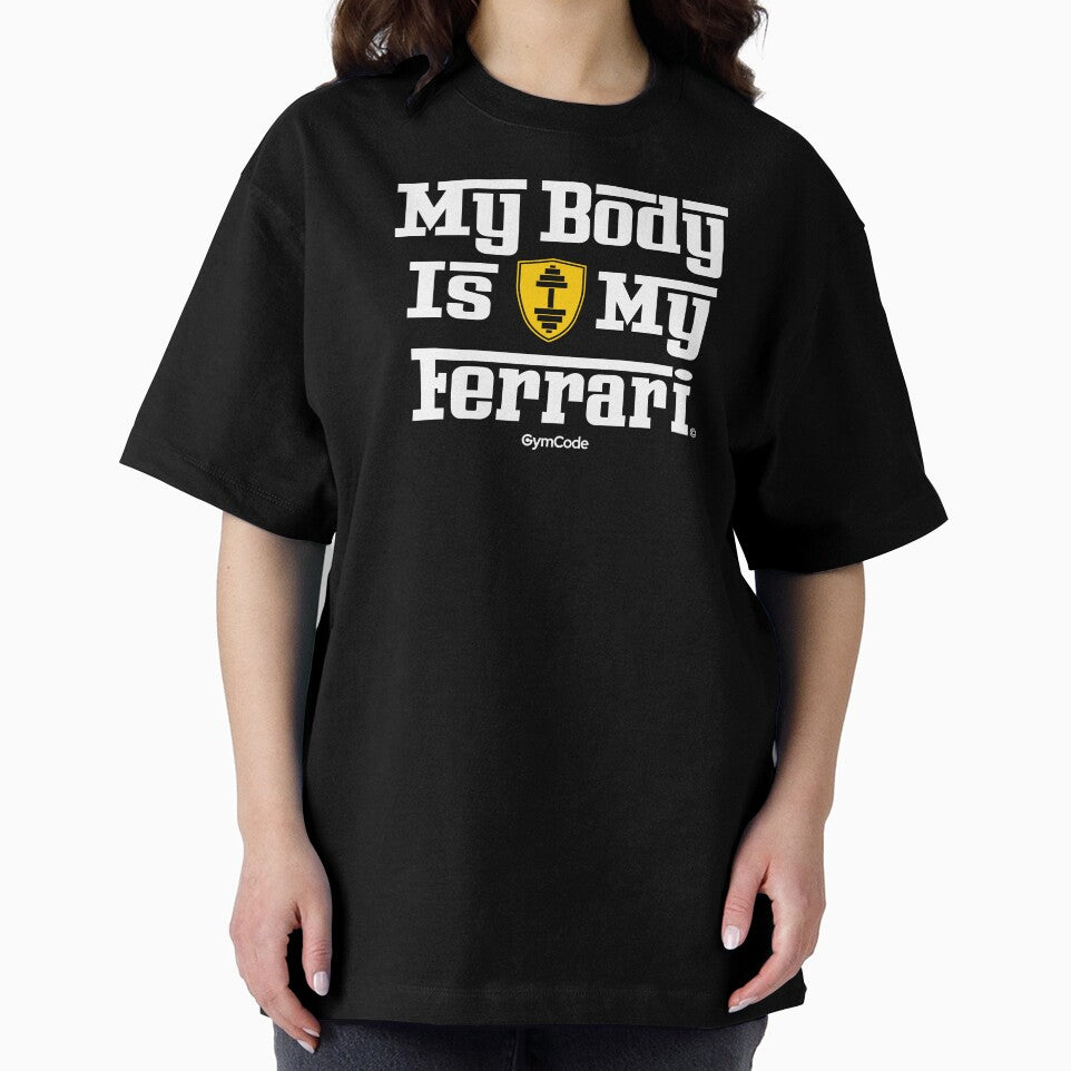 My Body Is My Ferrari – Fitness Motivation Design Tee by GymCode