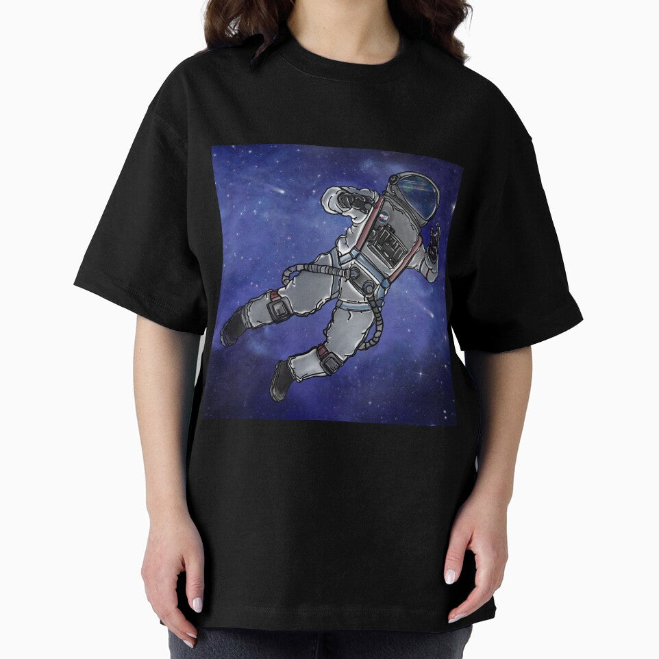 Floating Astronaut in the starry Cosmic Space by madworld123