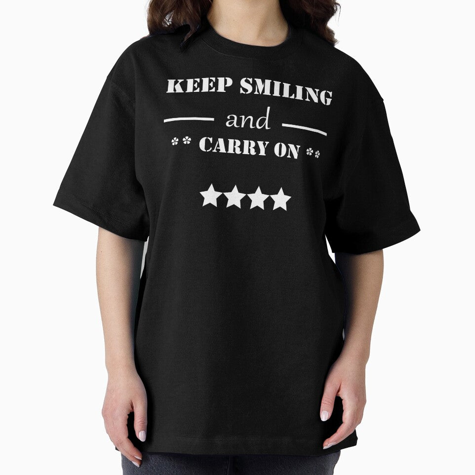 Keep smiling and carry on motivation by Desibeau