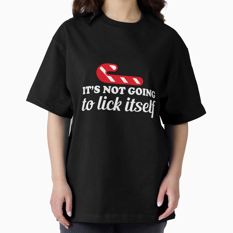 It's Not Going To Lick Itself Funny Christmas T-Shirt by AllStarMerch