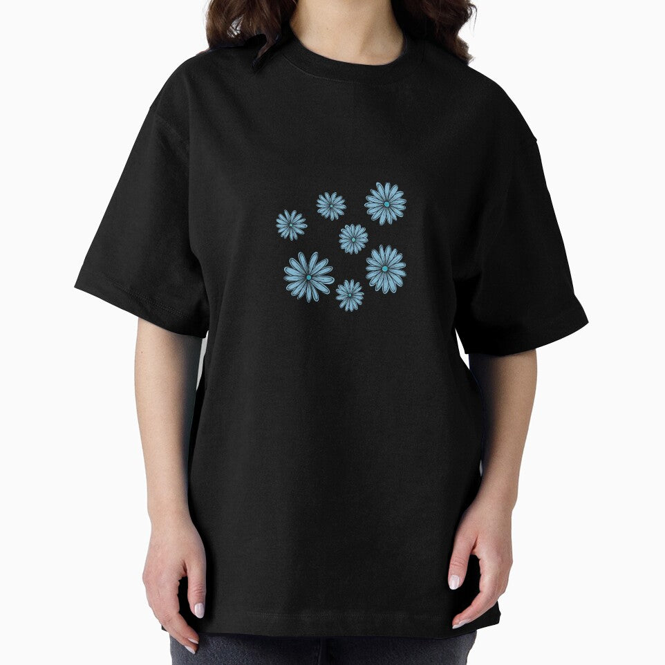 Y2K Electric blue daisy flowers sticker by Aesthetica-1