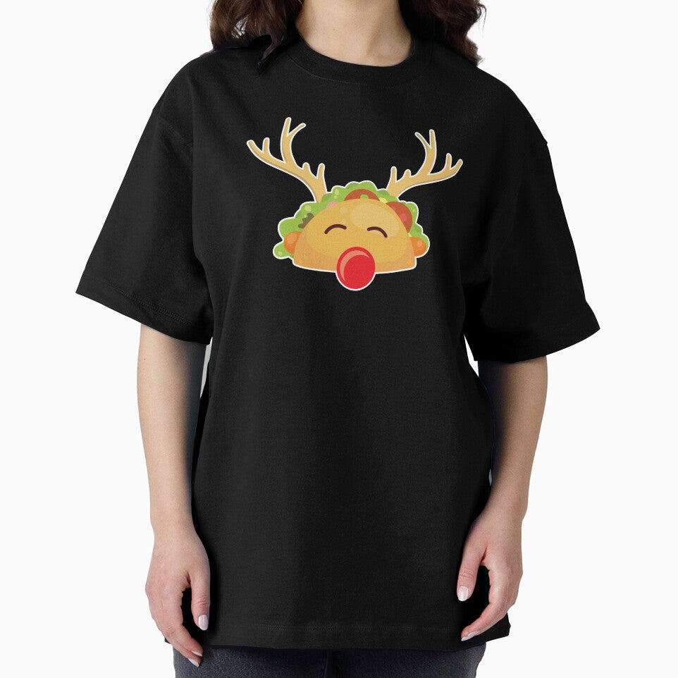 Santa Taco Reindeer Christmas Xmas Holiday Gift by haselshirt