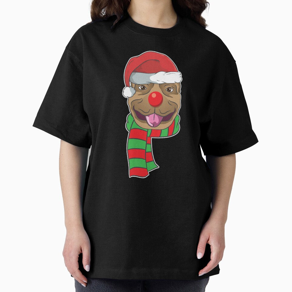 Funny Christmas Dog Xmas Santa  Pit bull Holiday Gift by haselshirt