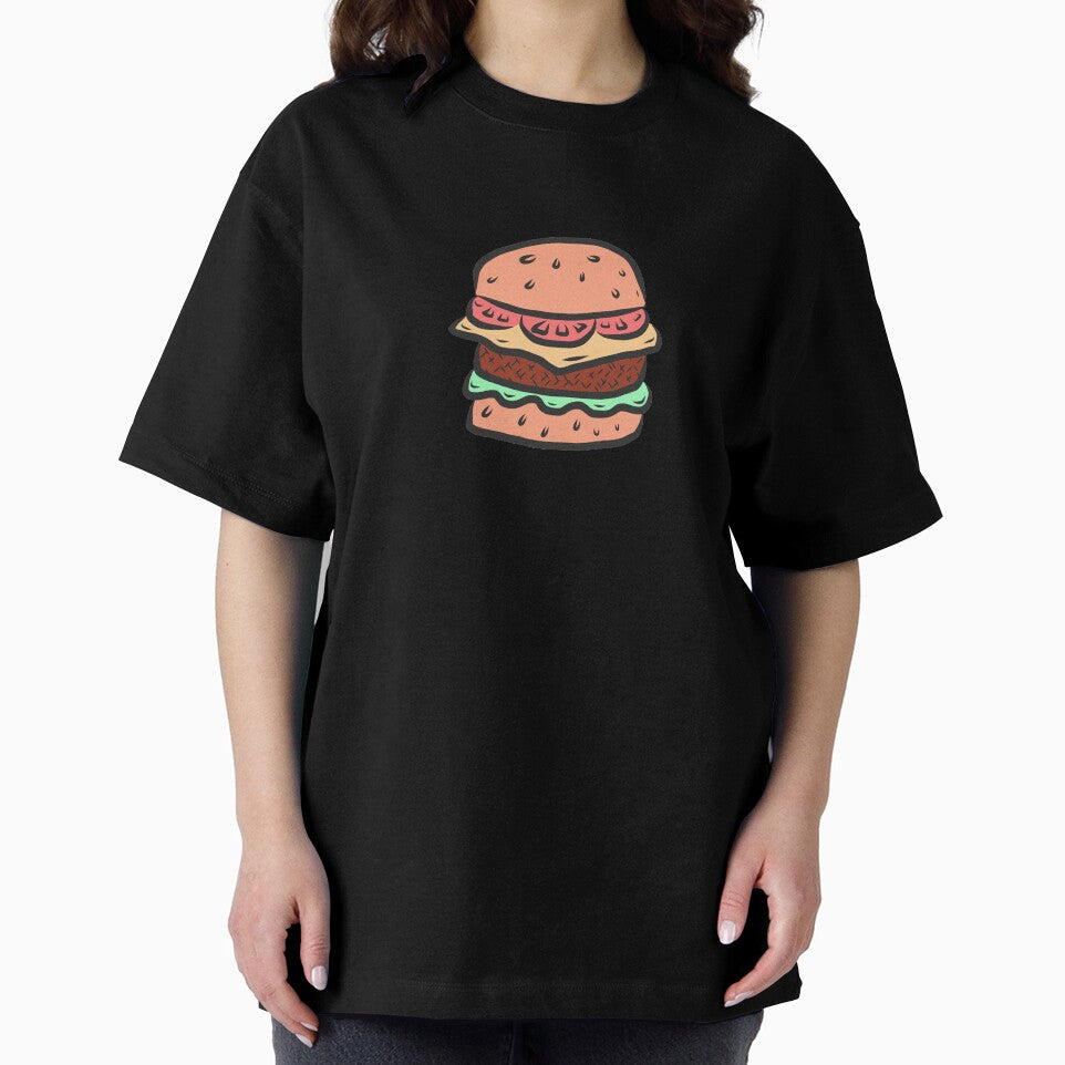 Yummy Burger Illustration | Graphic Art by Floo-kee