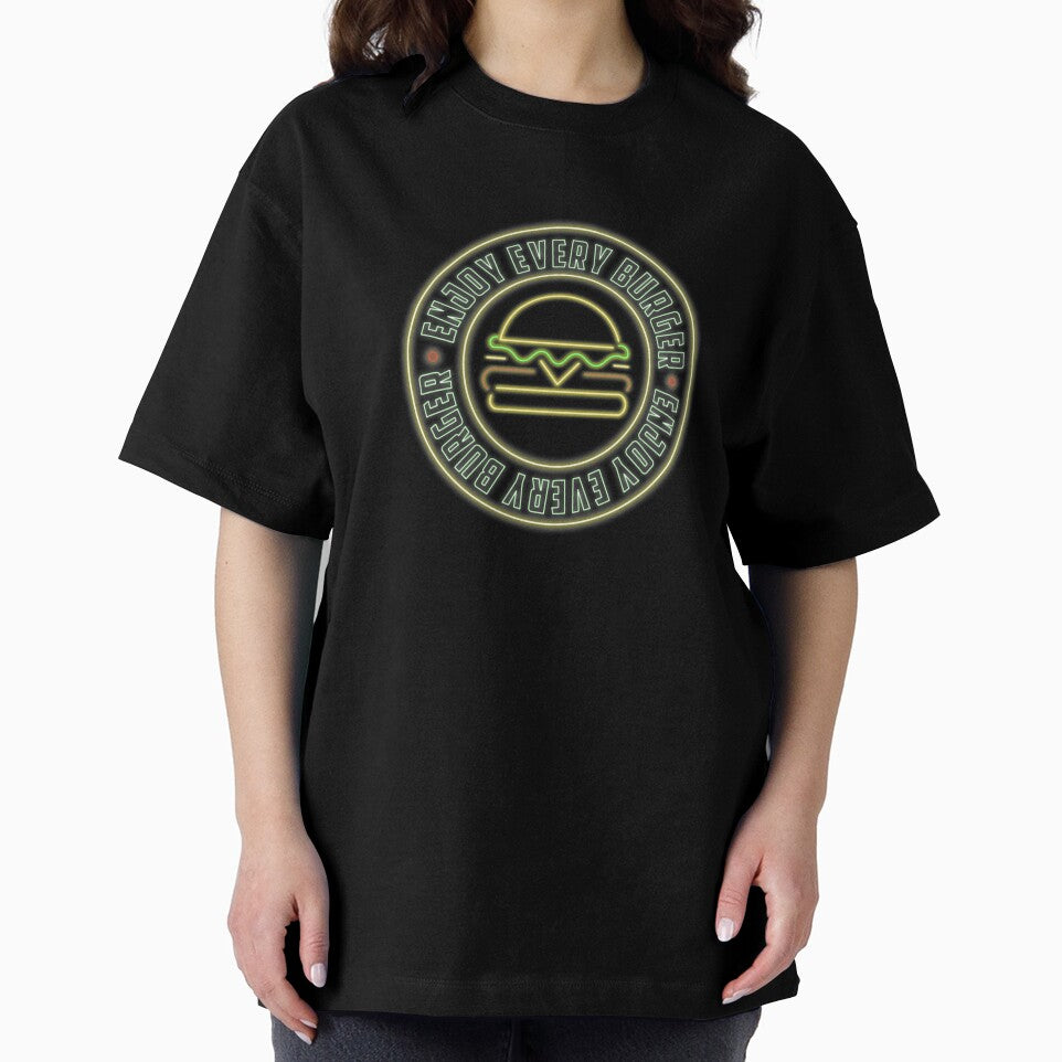 Enjoy Every Burger - Neon design by felixpauli