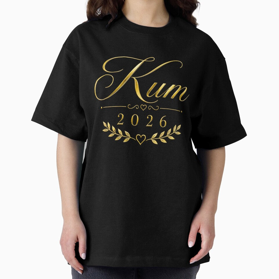 Elegantni zlatni logo “Kum 2026/ Elegant gold logo by CroatianvShop