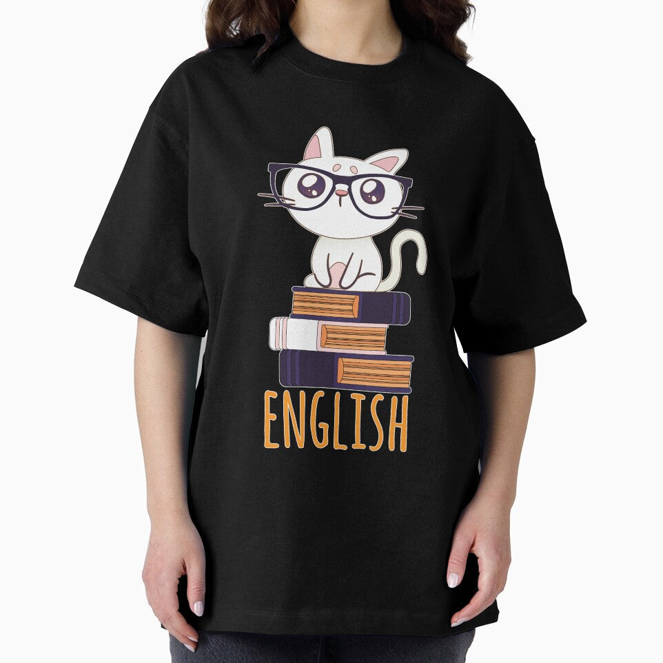 Nerd Cat English Teacher by soondoock