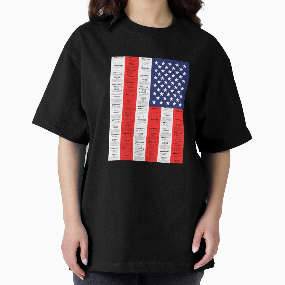 CVS Receipts Funny CVS | United States Flag Funny US Flag by CuddleStore