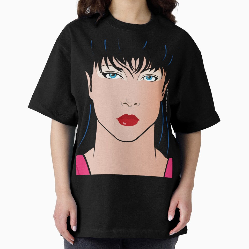 Pop Art Illustration of Beautiful Woman Amber Pop Art Girl by Frank Schuster