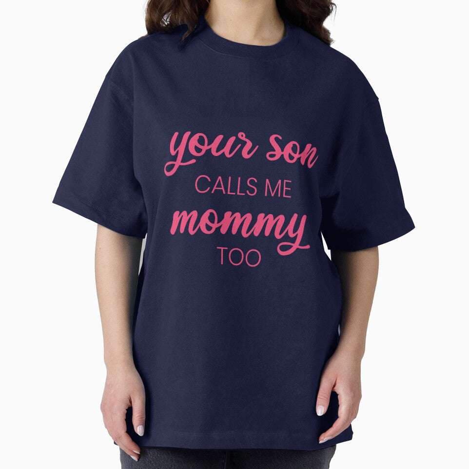 Copie de Your son calls me mommy too - Pink and Black by LittleCuteBean