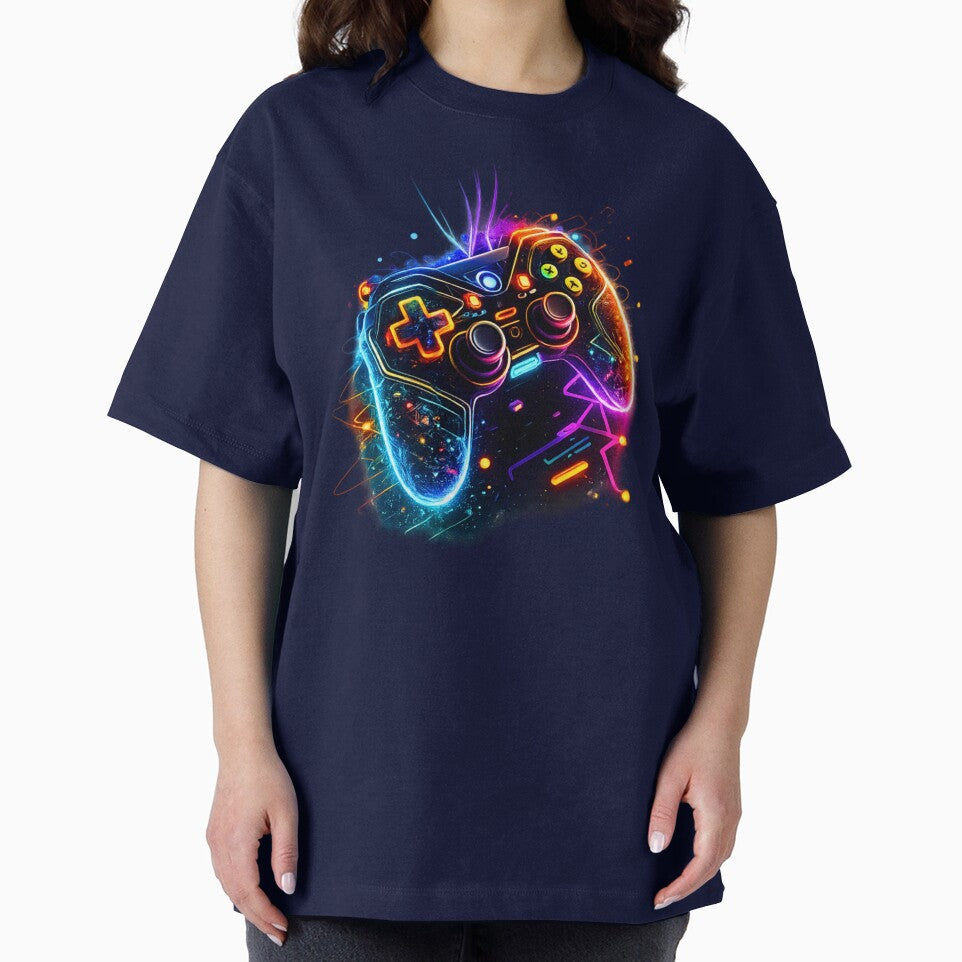 Game On Gaming Controller Neon Design by Gezonde-Voeding