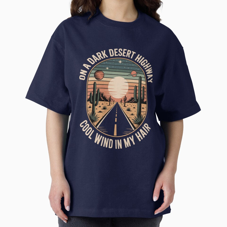 Desert Highway Retro Sunset by Designdos
