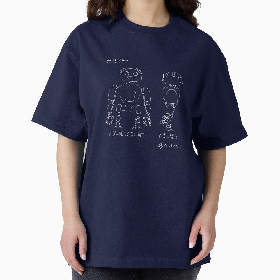Utility Robot V AA-02 blueprint - Prints & T-shirt by iylandmoncee