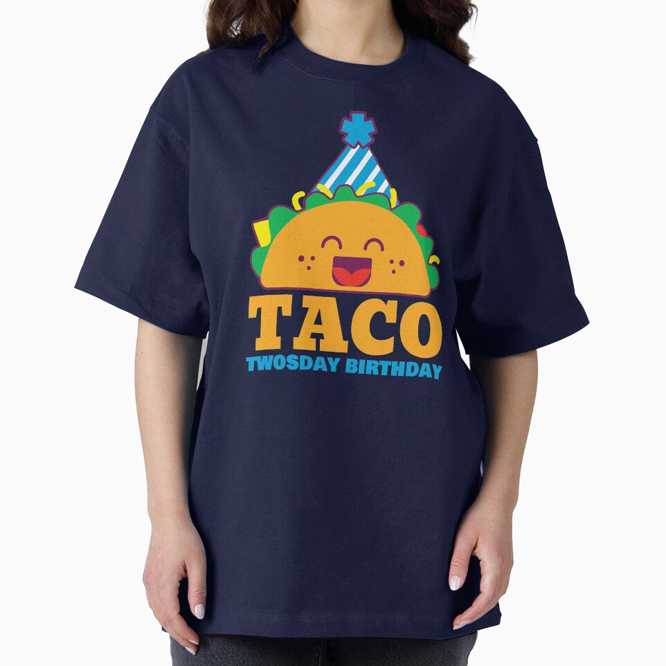Taco twosday birthday blue boy by Mylittleprints