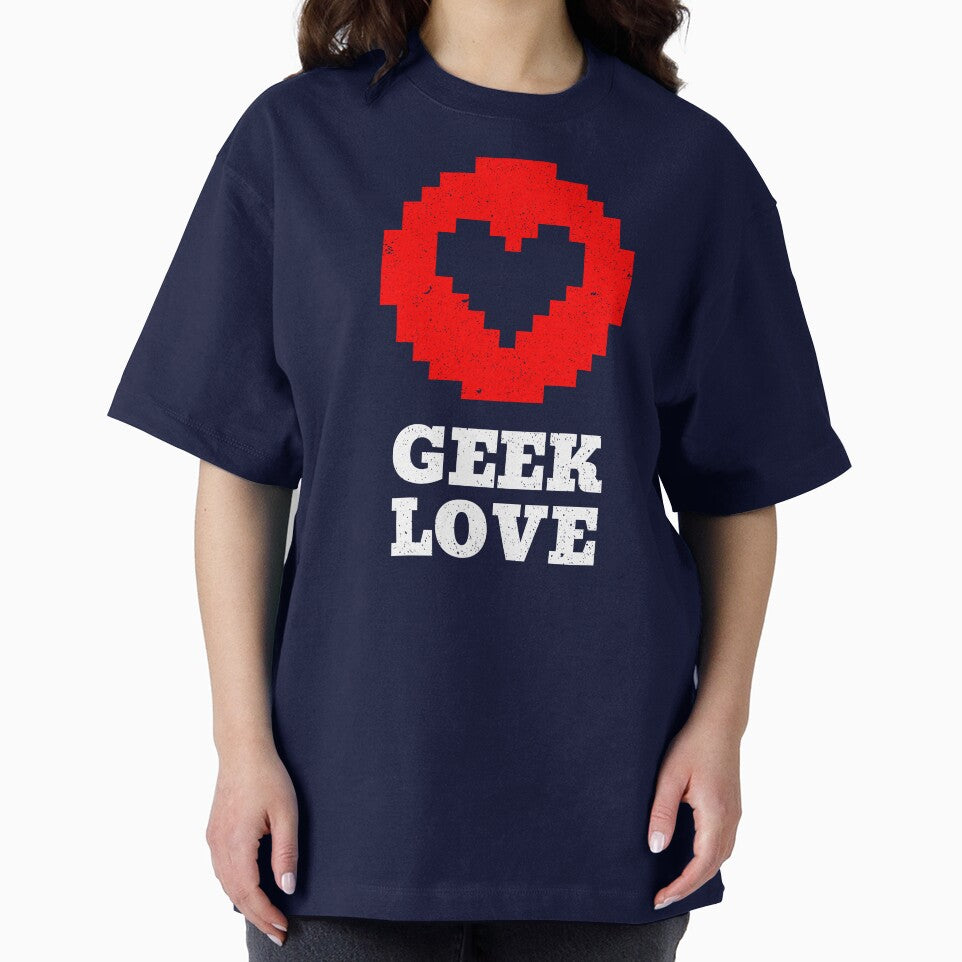 Valentine's Day funny, Geek Valentine, Geek Heart, Geek Love, Pixelated Heart, Gamer's Heart by FrescoGraphics2