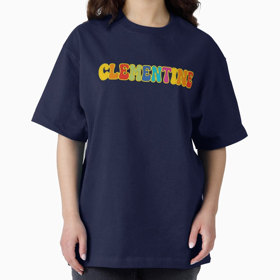 ❤️ Clementine Personalized Name Wavy Retro Shirt, Coffee Mug, Sticker Gift by HelixPedia