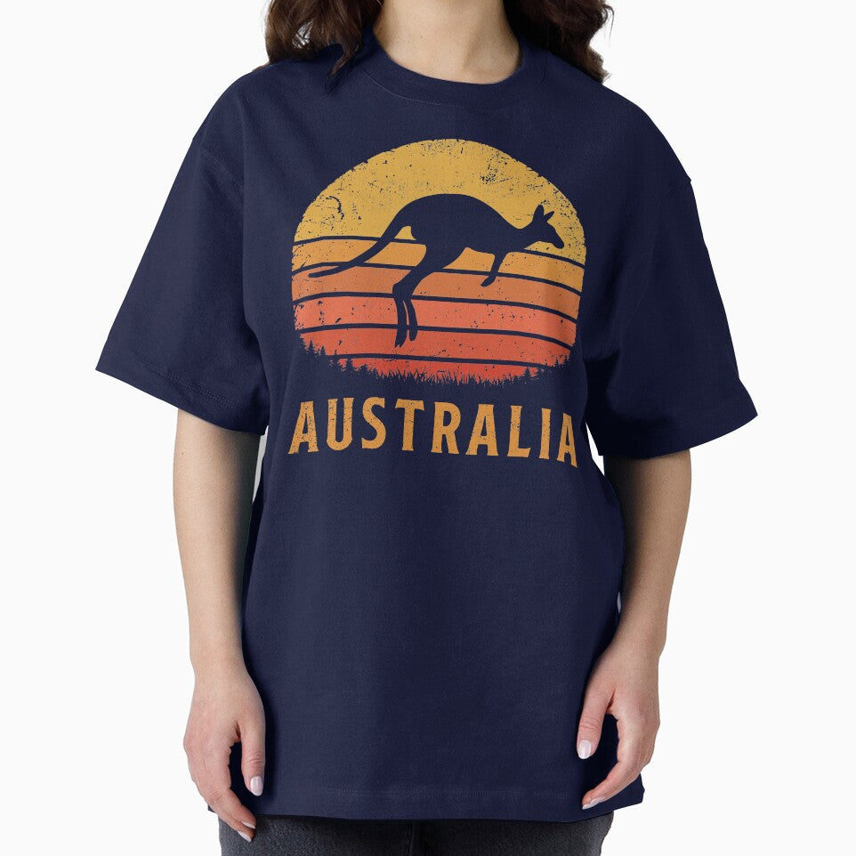 Australia Retro Kangaroo by TigerTom Design