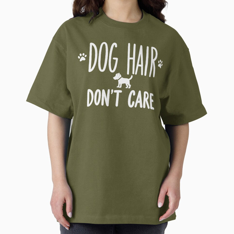 Dog Hair Don’t Care Funny Quote by Everywhere Prints