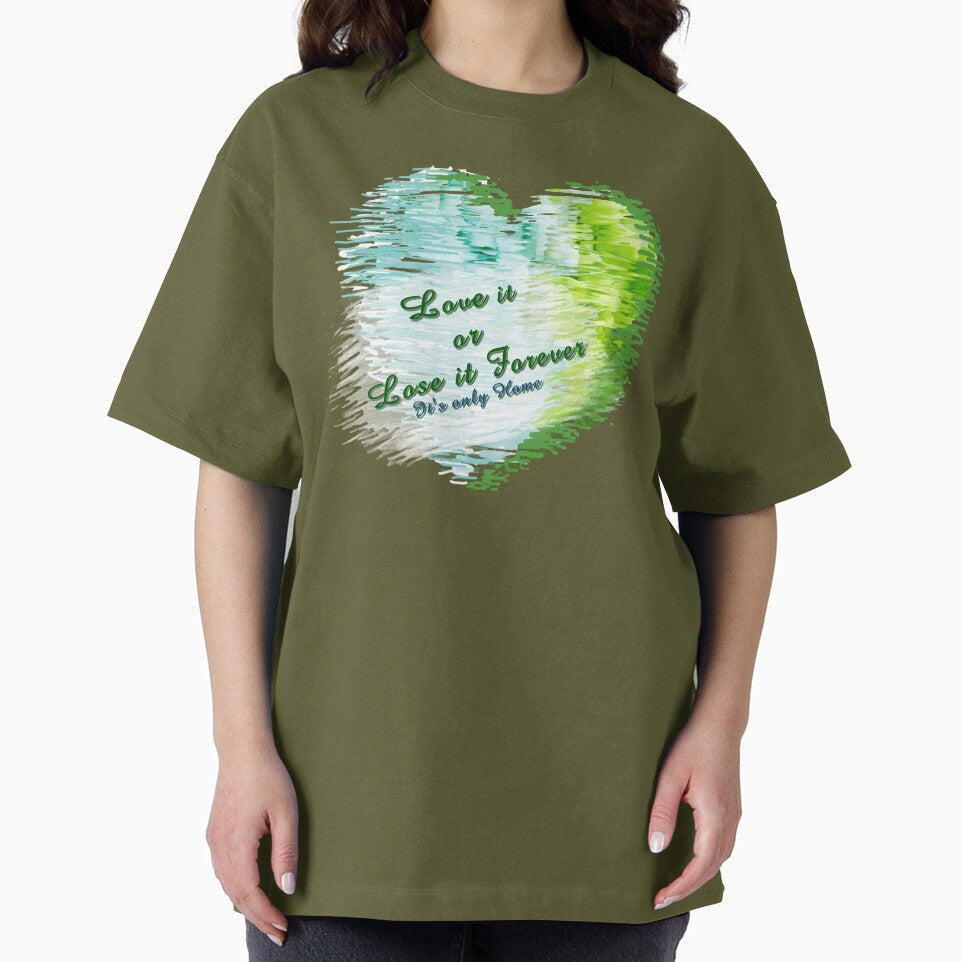 LOVE THE EARTH OR LOSE IT  earth day April 22 by THE AMERICAN TEEVANGELIST