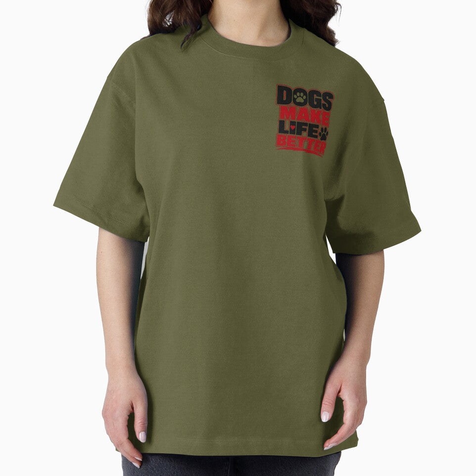 Dogs Make Life Better Shirt – Funny Dog Lover Gift Tee by ElegantPaws