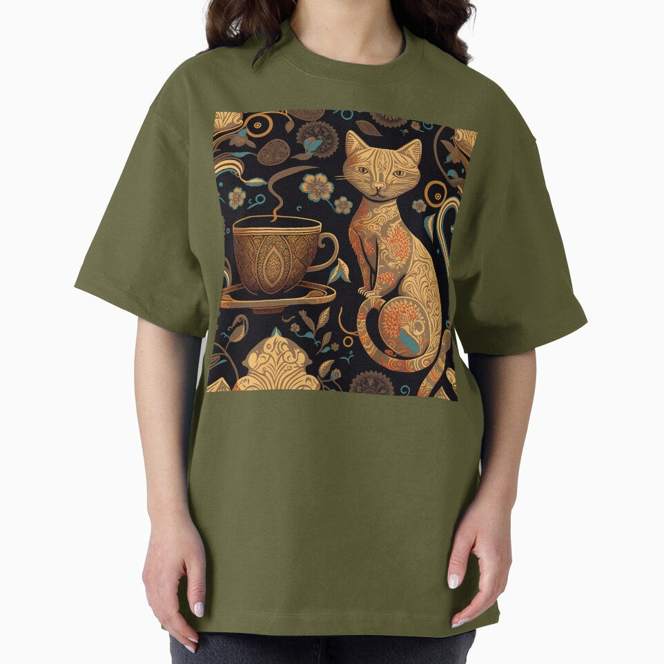 Cat and Coffee Design by Juliascutecornr