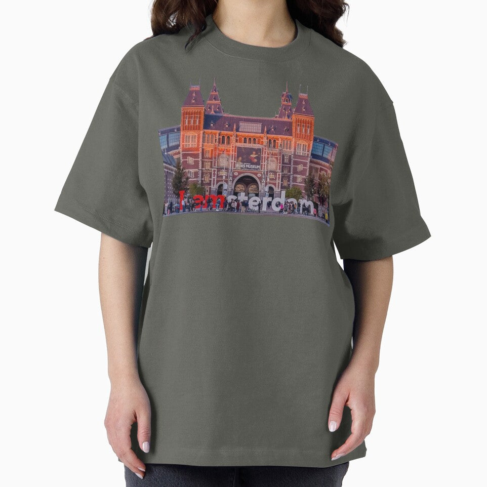 Amsterdam Aesthetic T-Shirt | Vintage City Design | Travel Lover Tee by MedCanvas