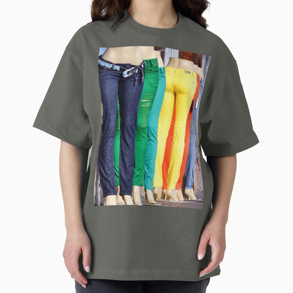 Rainbow of Jeans by MoreGoodArt