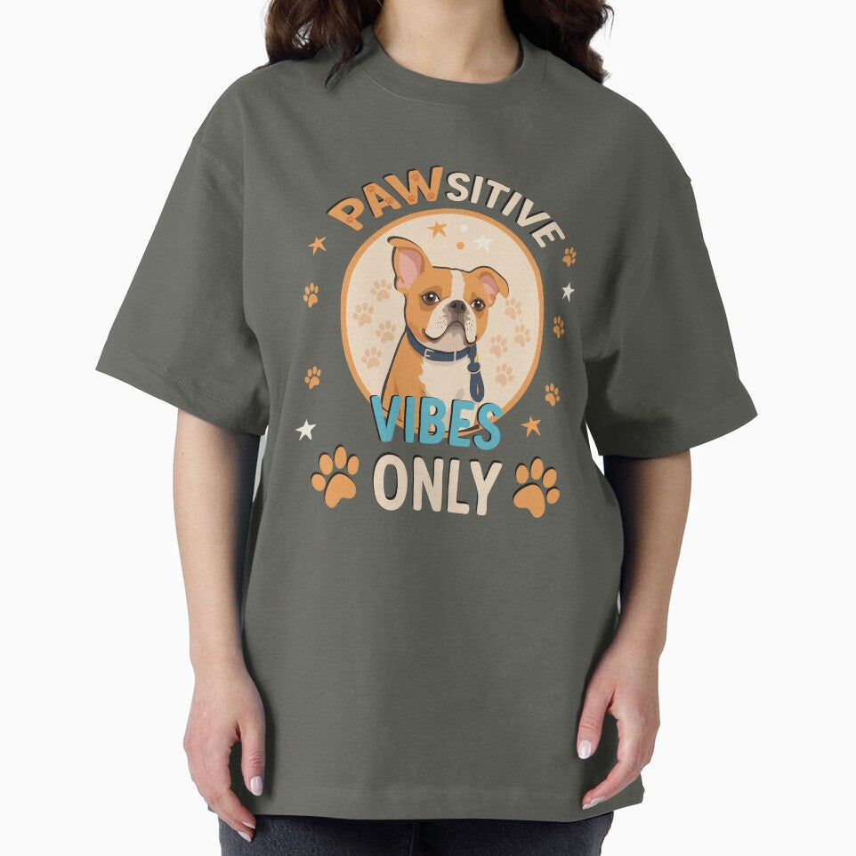 Pawsitive Vibes Only – Cute Dog Lover Quote Design by NeutronDesign