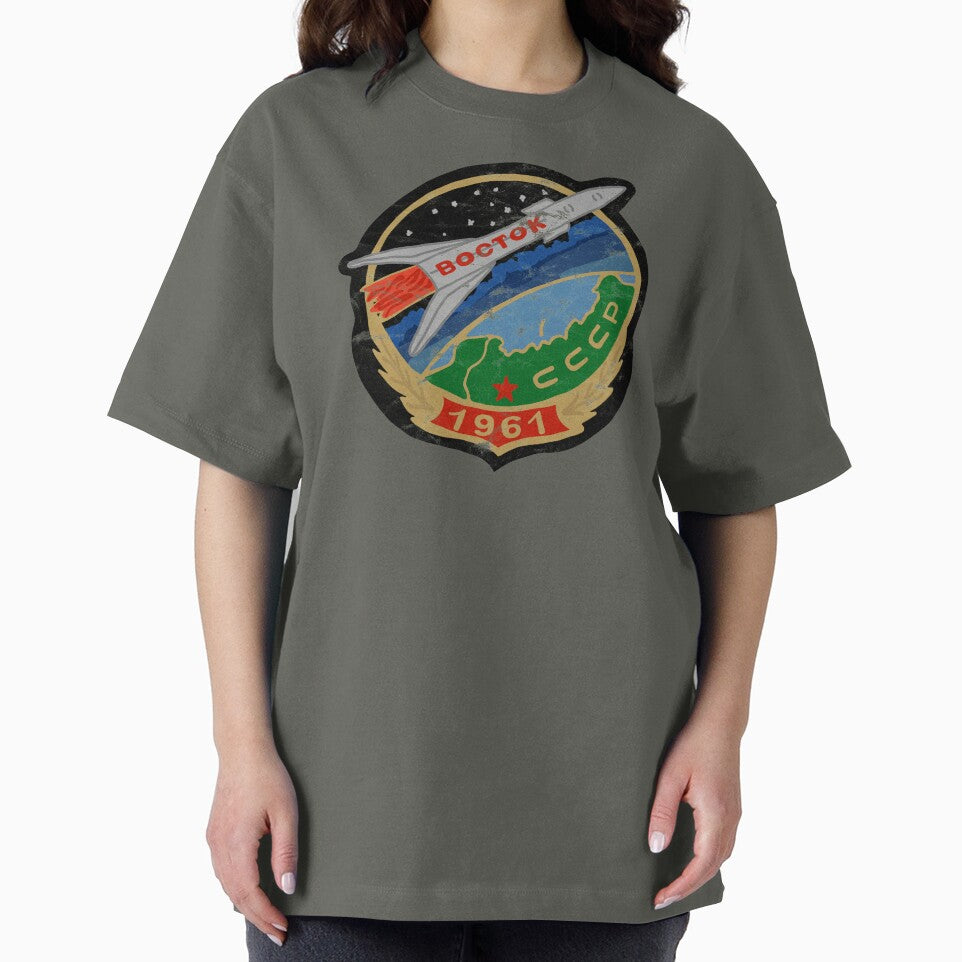 Retro Cosmonaut Mission Badge by Unhinged Heather