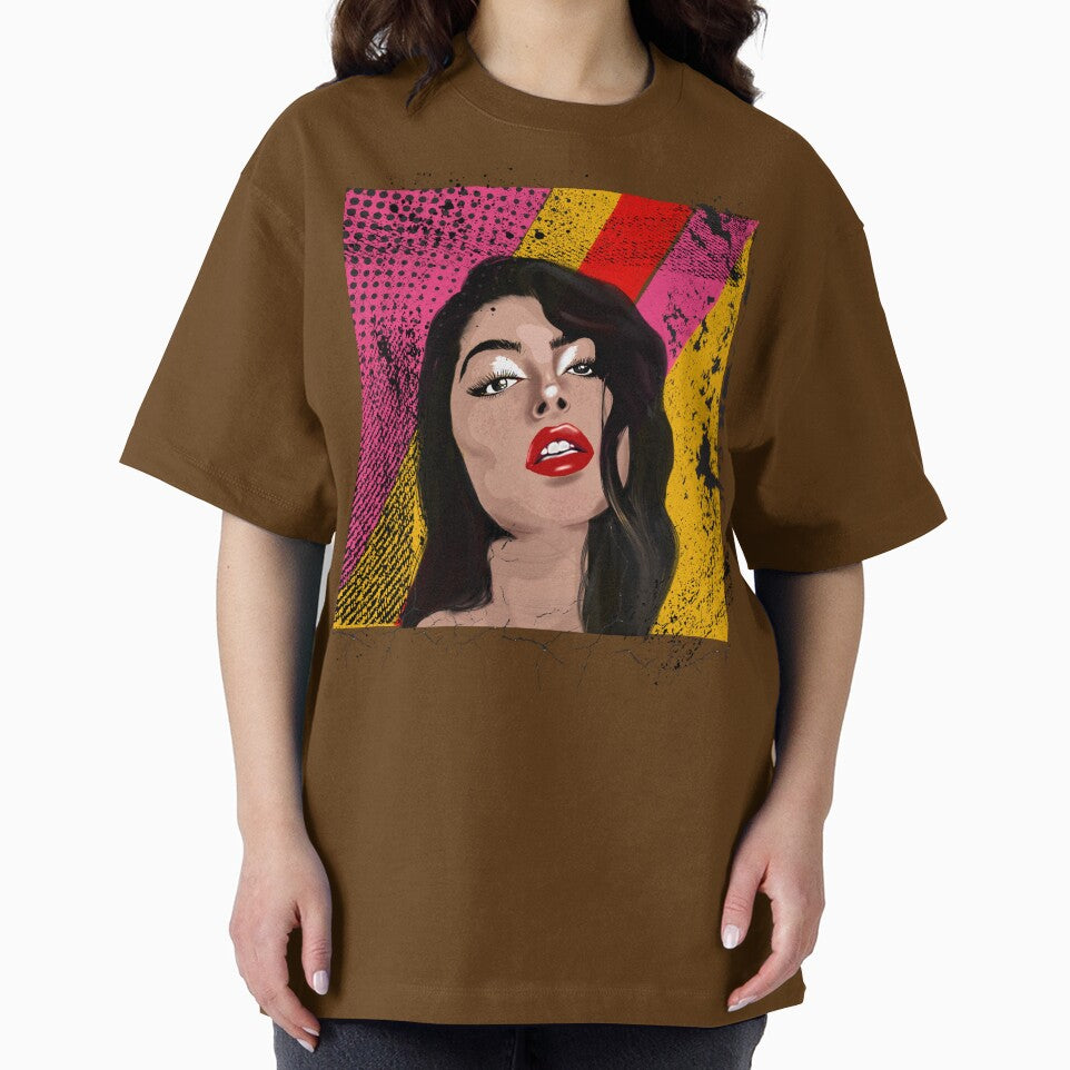 Original Vintage Pop Art | Girl looking by Mused by Melancholy