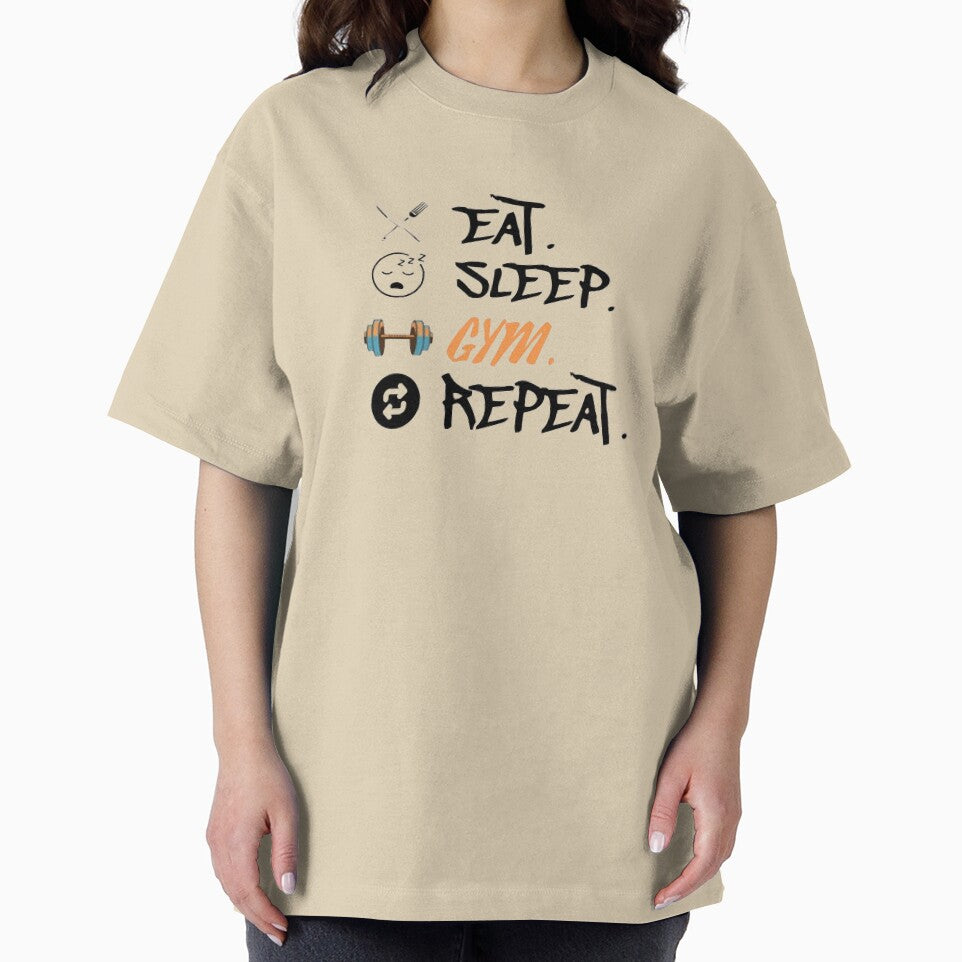 Eat Sleep Gym Repeat by KoumlisArt